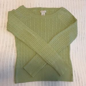 Aeropostale Sweaters - Light green cable knit Aeropostale sweater Aeropostale Sweaters - Light green cable knit Aeropostale sweater